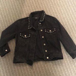 Jean studded jacket